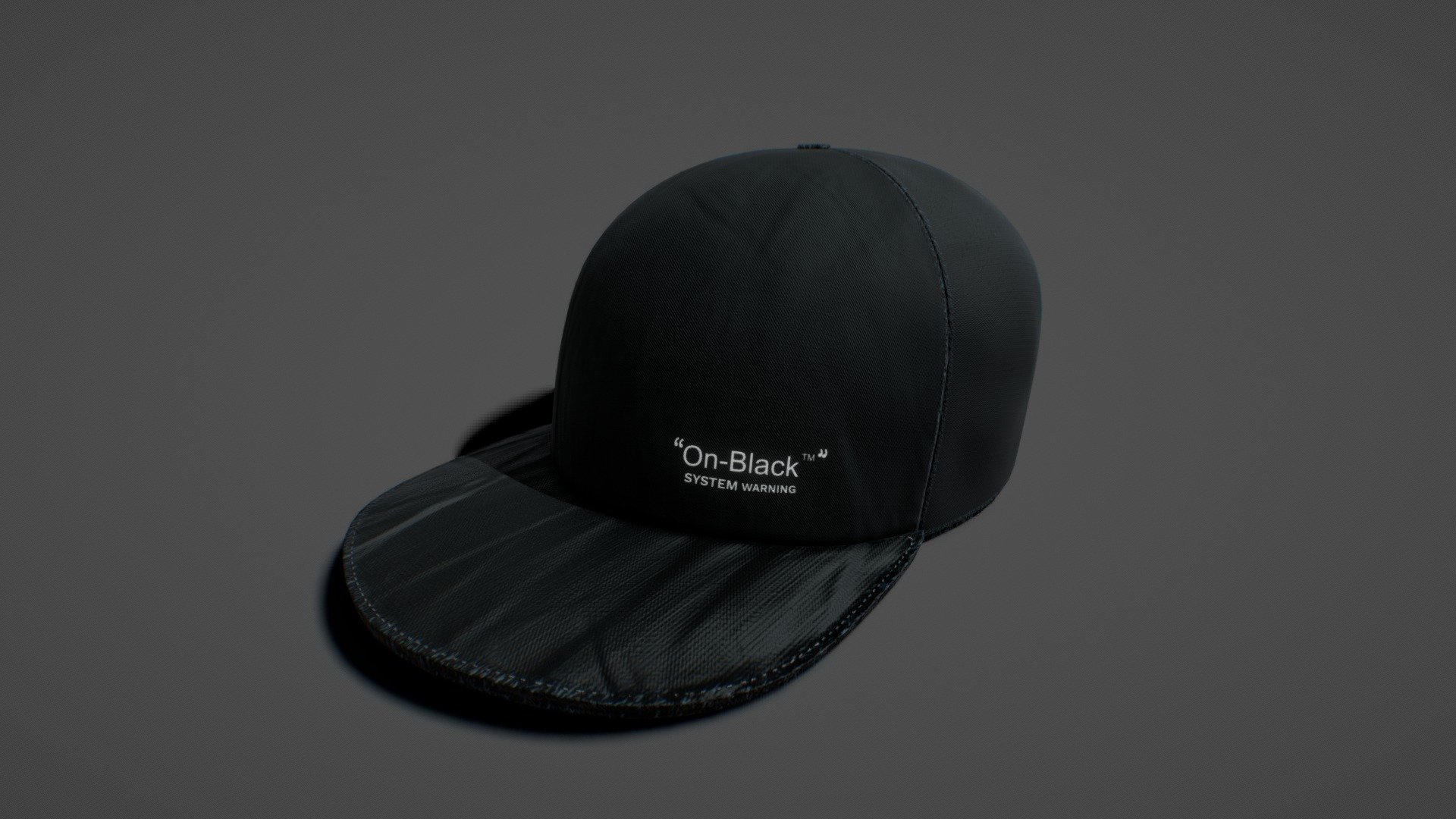 On-Black SnapBack Hat