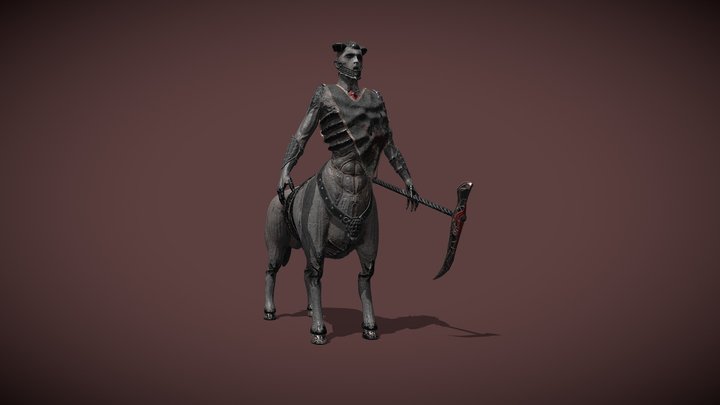 Devil Centaur - Herald of Chaos 3D Model