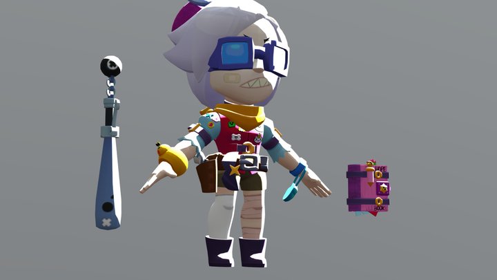 Colette brawl 3D Model