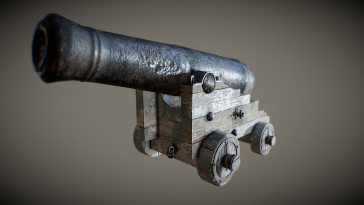 cannon 3D Model