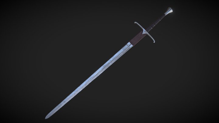 Honshu Claymore - Lowpoly 3D Model