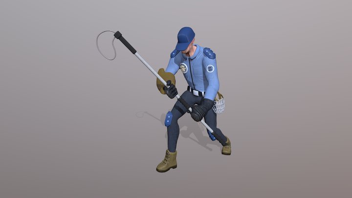 Dog Catcher 3D Model