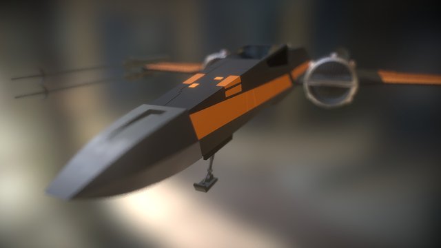 T-70 X-Wing 3D Model