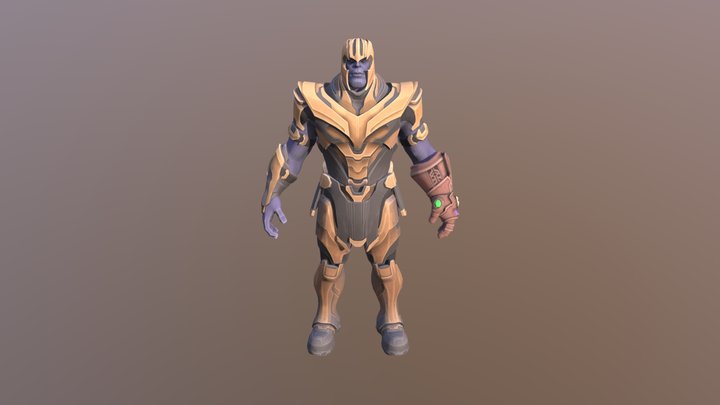 Thanos Armored 2 3D Model