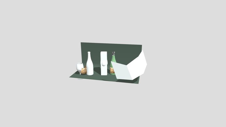 Wine_ Bottle 3D Model