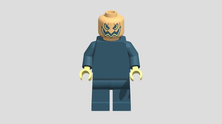 Lego Mr. Pumpkin 3D Model