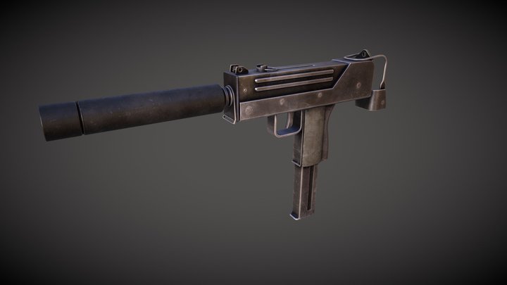 Ingram Mac-10 3D Model