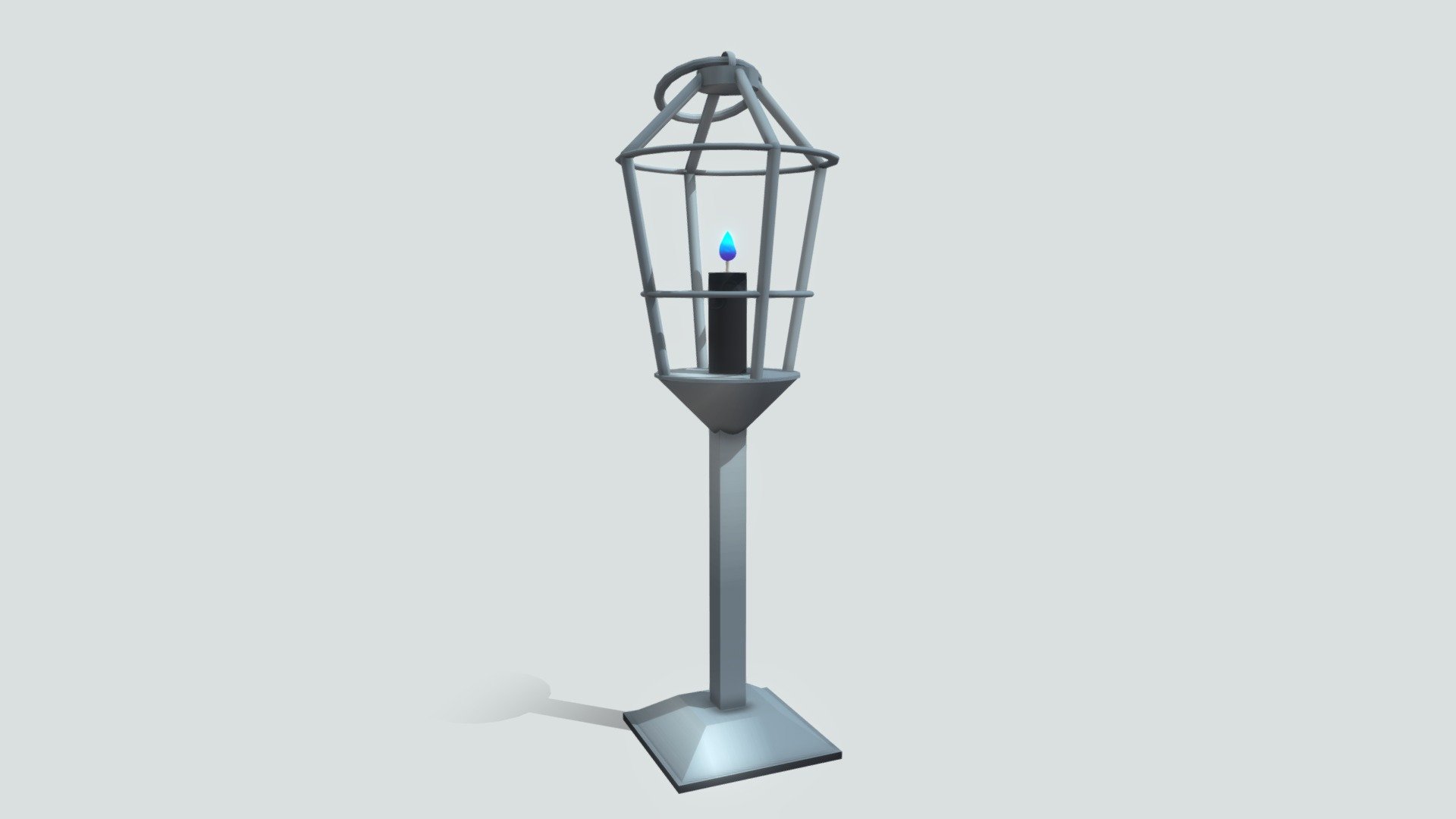 Lantern w/ Blue Flame
