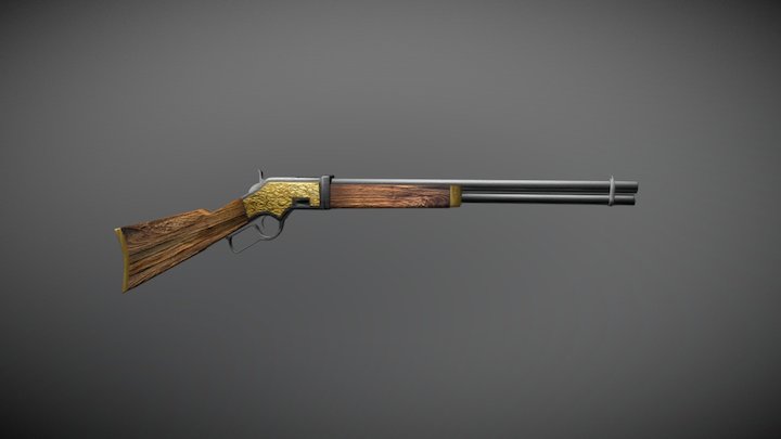 1866 Winchester 3D Model