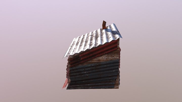 Mining Shack Low 3D Model