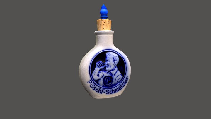 Sniff Tobacco Bottle 3D Model