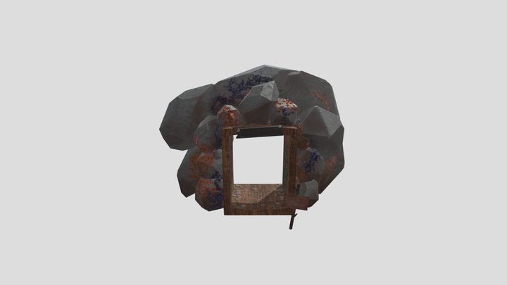 Mine entrance 3D Model