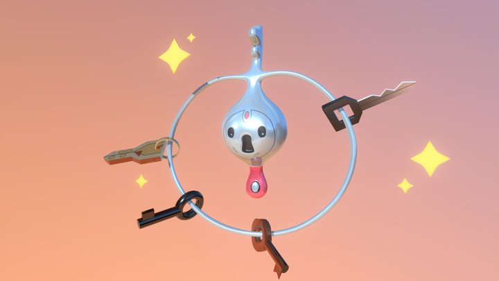 Klefki Fanart 3D Model