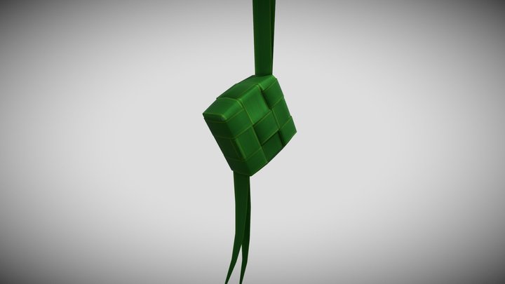 Ketupat 3D Model