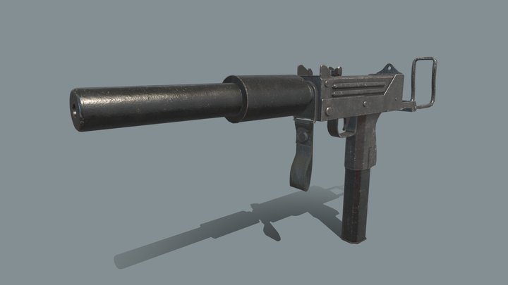 Mac 10_Uzi 3D Model