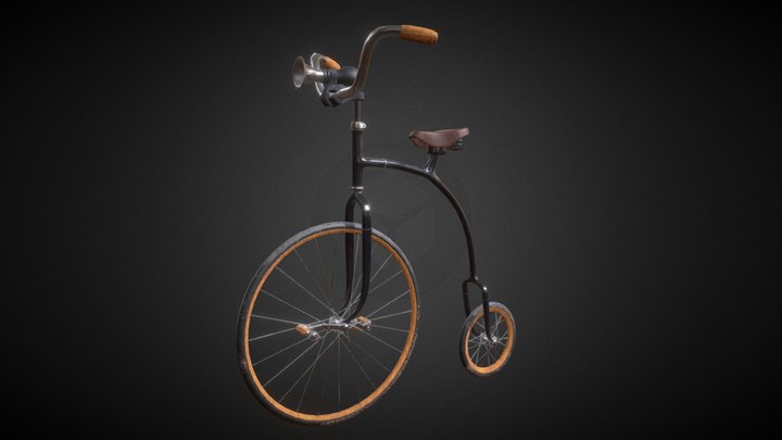 Old Bike 3D Model