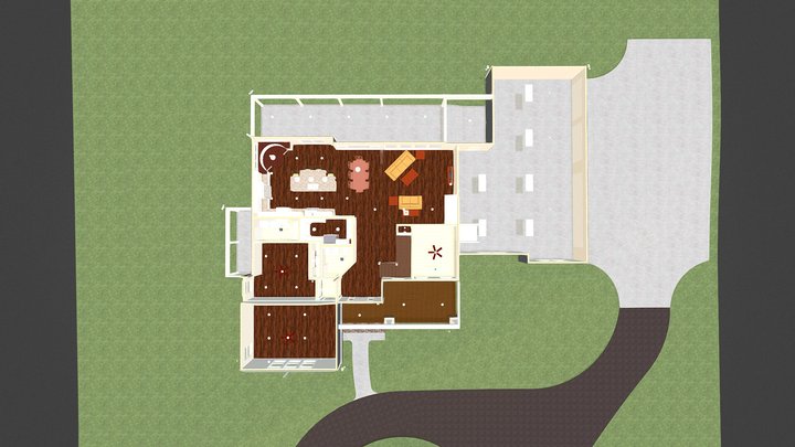 Mullen, 1st Flr Overview, 05/26/2017 3D Model