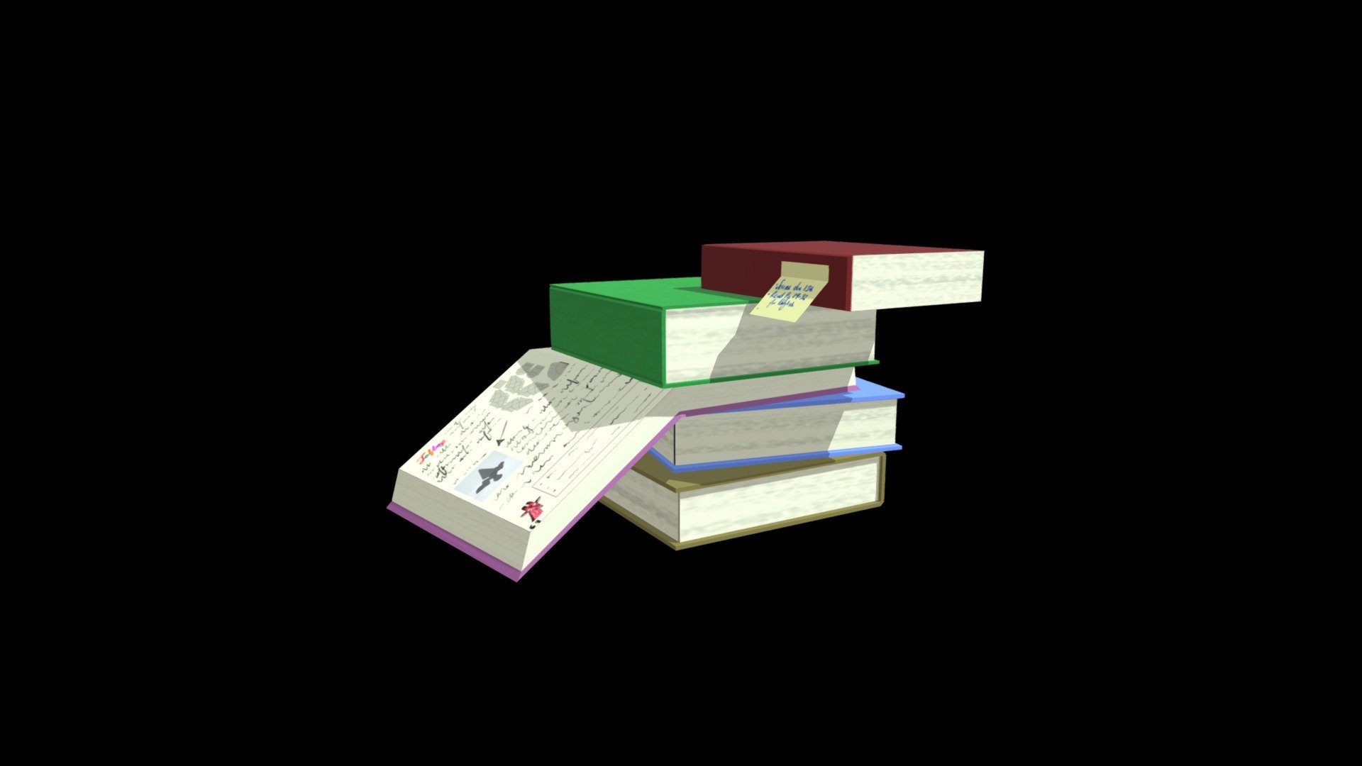 The Idle Hand - Homework Frame 1 - Download Free 3D model by ViviBow ...
