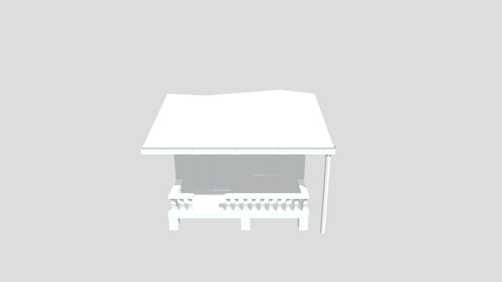 By The Ocean - House Model 3D Model