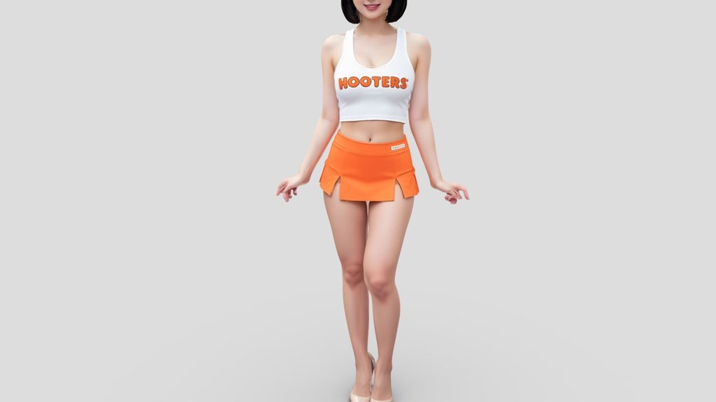 Hooters Crop Top female