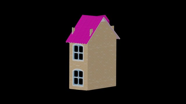 Домик_Просмотр 3D Model