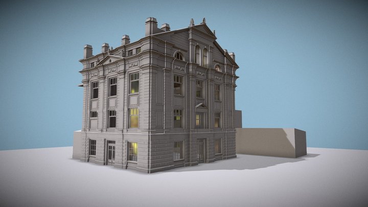 Маєток барона де Шодуара в м. Житомир 3D Model