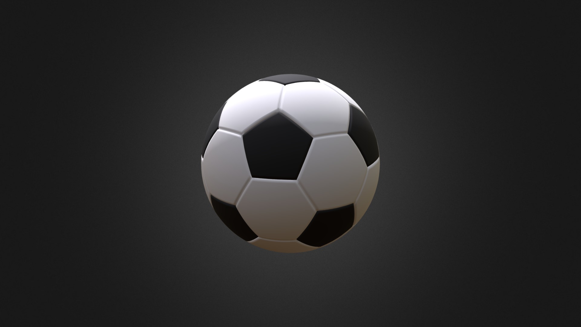 3D model Football - This is a 3D model of the Football. The 3D model is about a white football ball.