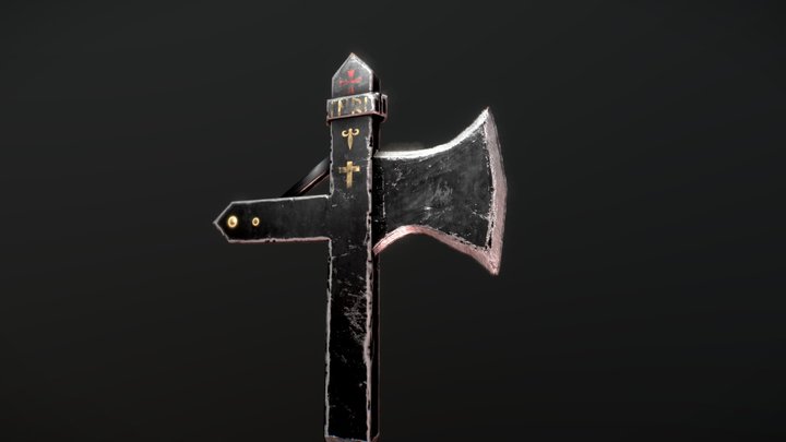 Templars Axe 3D Model