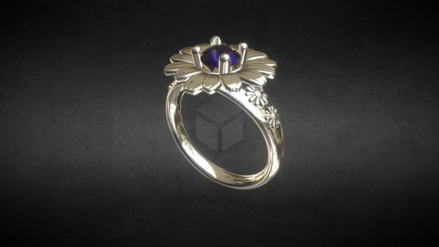 Daisy Ring 3D Model