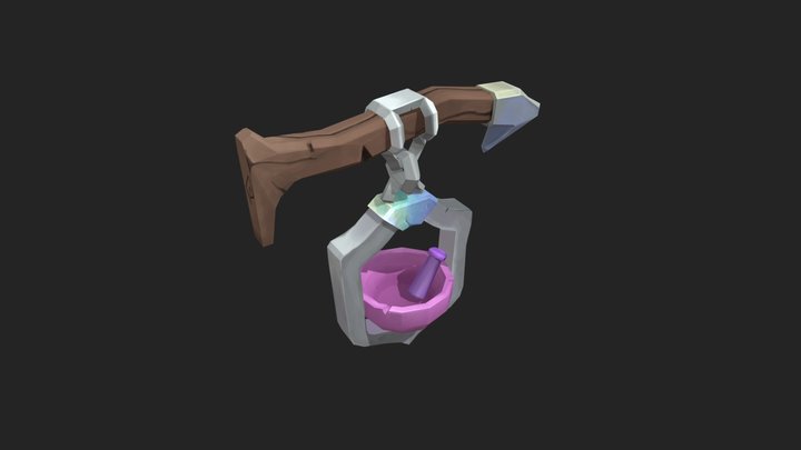 Hearthsign - Night Elf Apothecary 3D Model