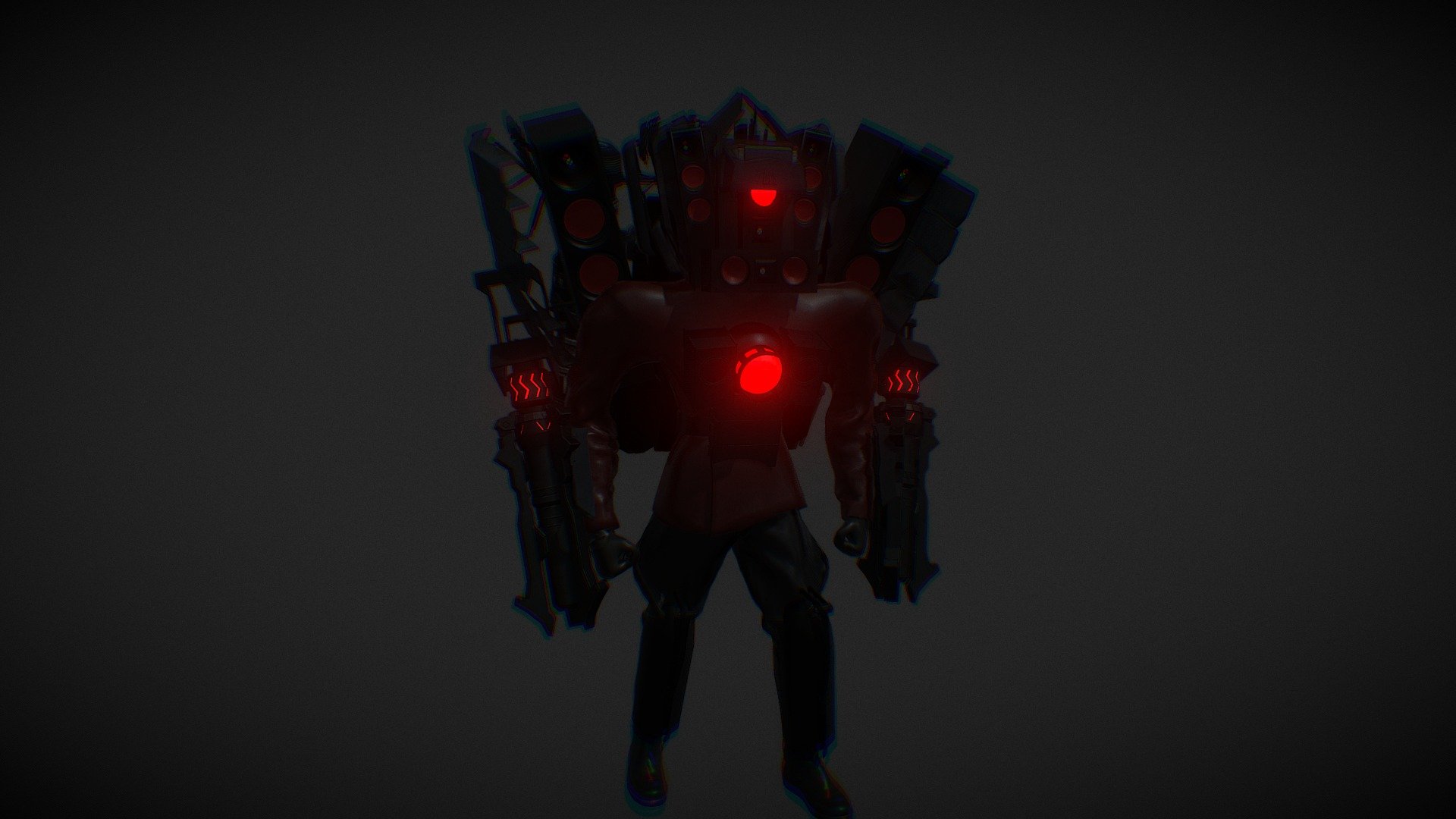 Upgraded Titan Speakerman Shoting - Download Free 3D model by Pumpkin ...