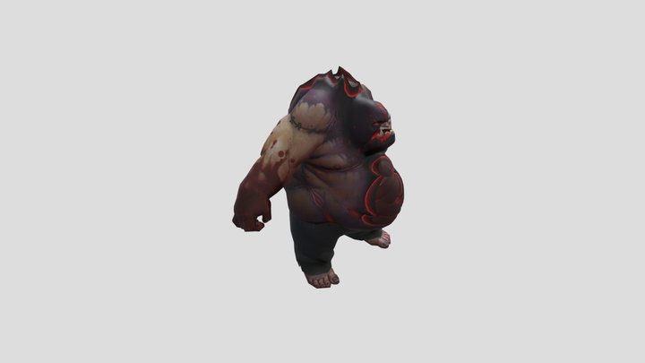 Dota 2 Pudge Arcana 3D Model