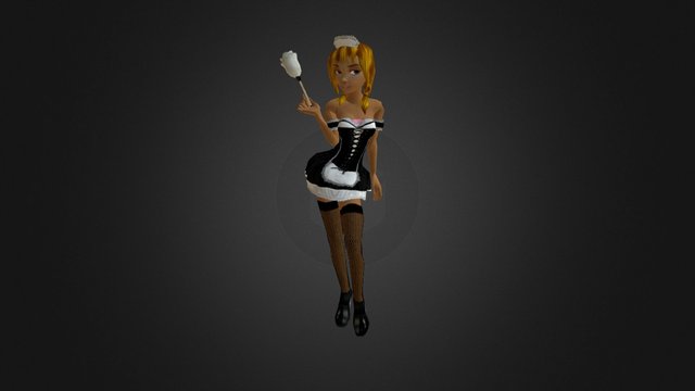 Zoha Maid Model Animation 3D Model