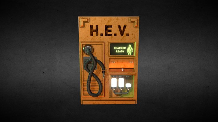 H.E.V. Suit Charger 3D Model