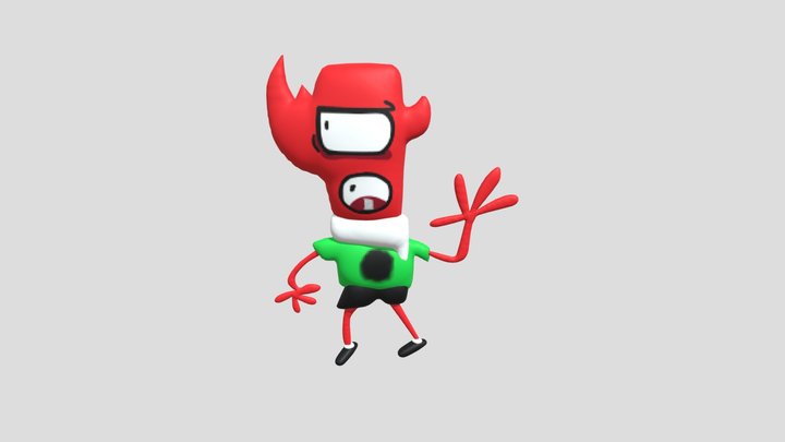 Zach, the cyclops 3D Model