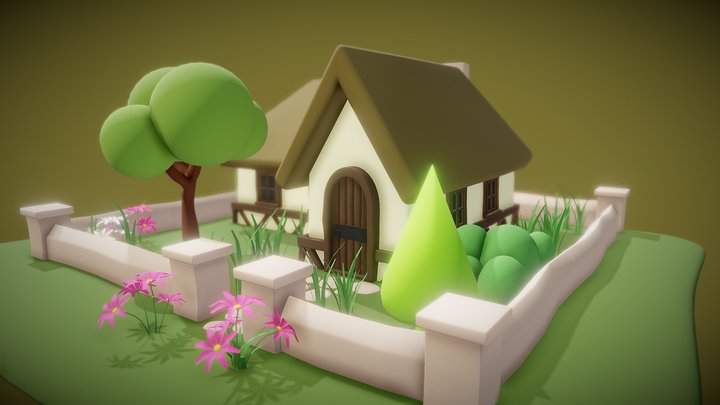 Cottage #3December2021 3D Model
