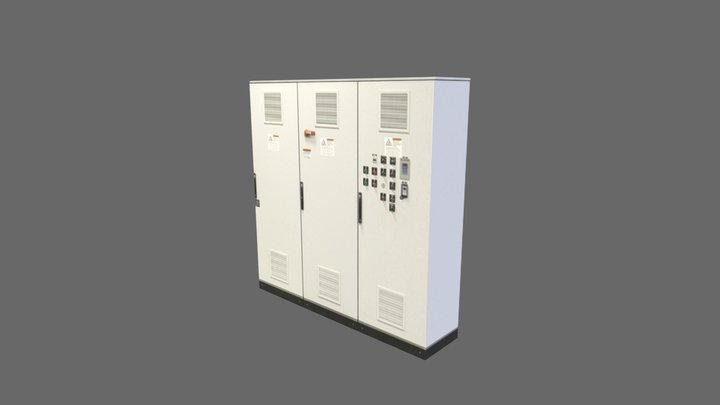 Electrical cabinet 02 3D Model