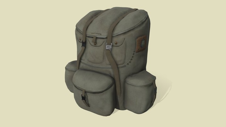ALICE Military Backpack - Argentinean Army 3D Model
