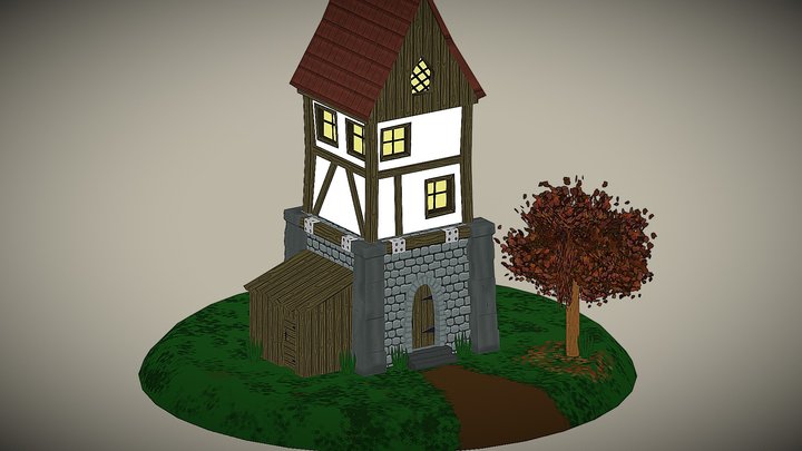 House Render 3D Model