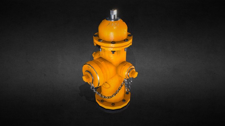 Fire Hydrant 2.0 with Substance Painter 3D Model