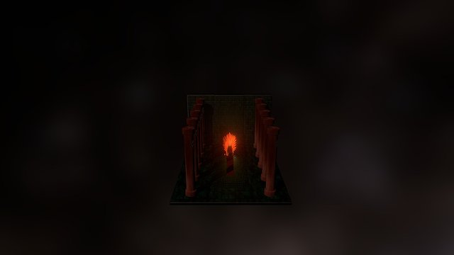Trono Elemental de Fogo - GetAmped2 Brasil 3D Model