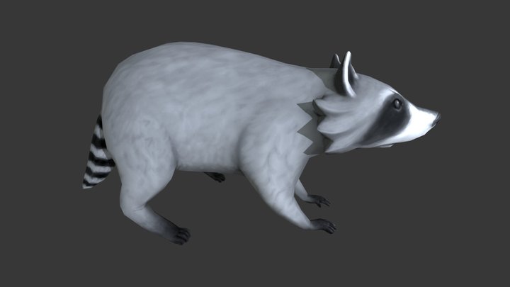 Trash Panda 3D Model