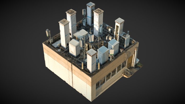 Roof and base station – Gratis 3D-model STL