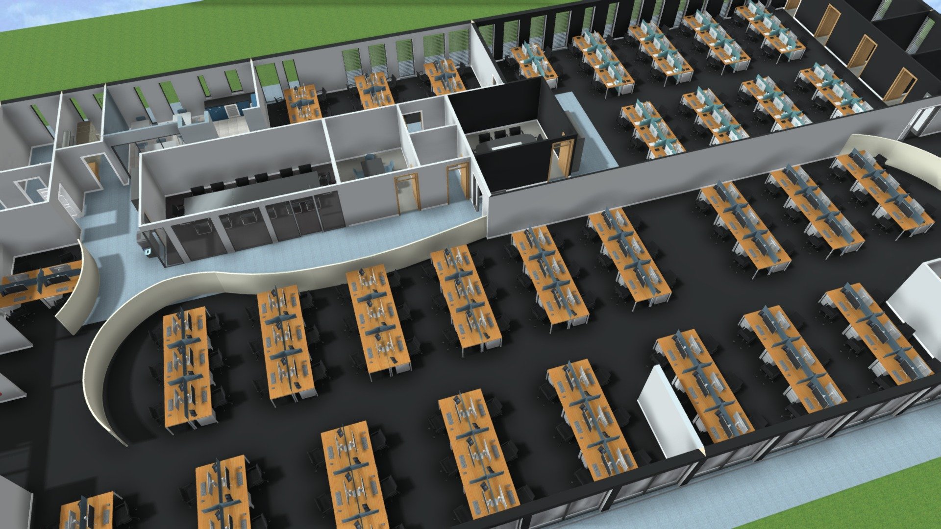 Aramark/DNB - Full Floor Plan — Sketchfab embed 3D viewer