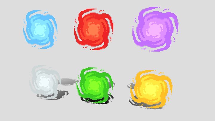 Portal Pack Showcase 3D Model
