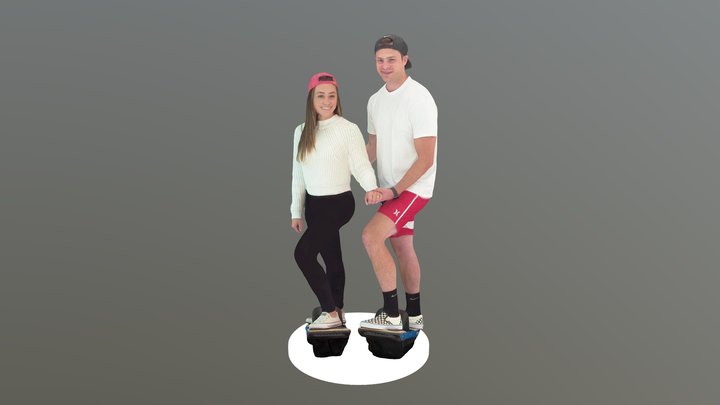 Onewheel Couple 3D Model