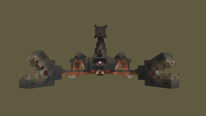 Thousand-Year Old Arachnid Moldarach 3D Model
