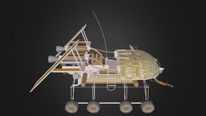 Mars Rover 3D Model