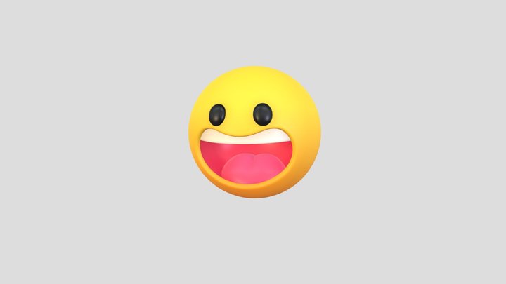 😆 Cute Laughing 3D Face 😆