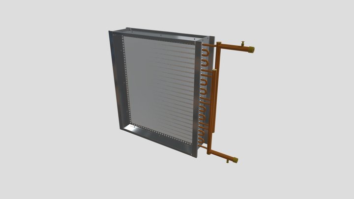 c044-IT-A-B30_051_24_00_000 Теплообменник 3D Model